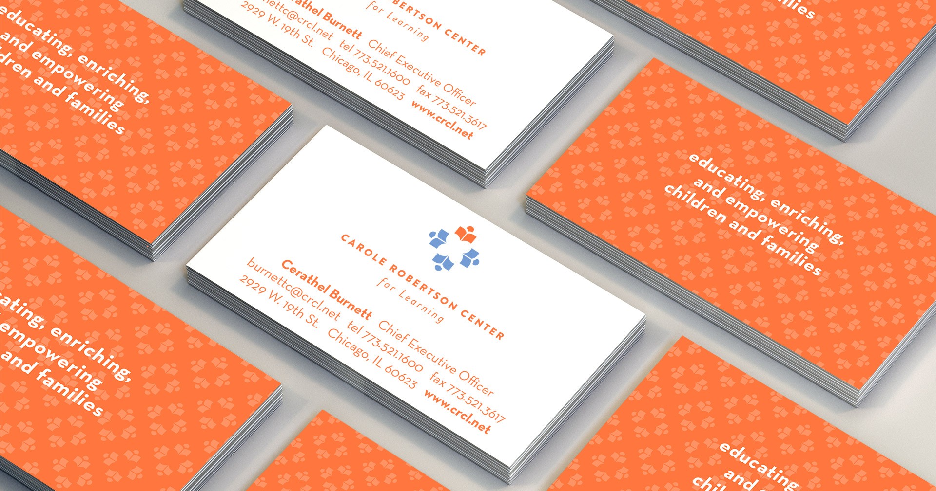 Carole Robertson Center for Learning business cards