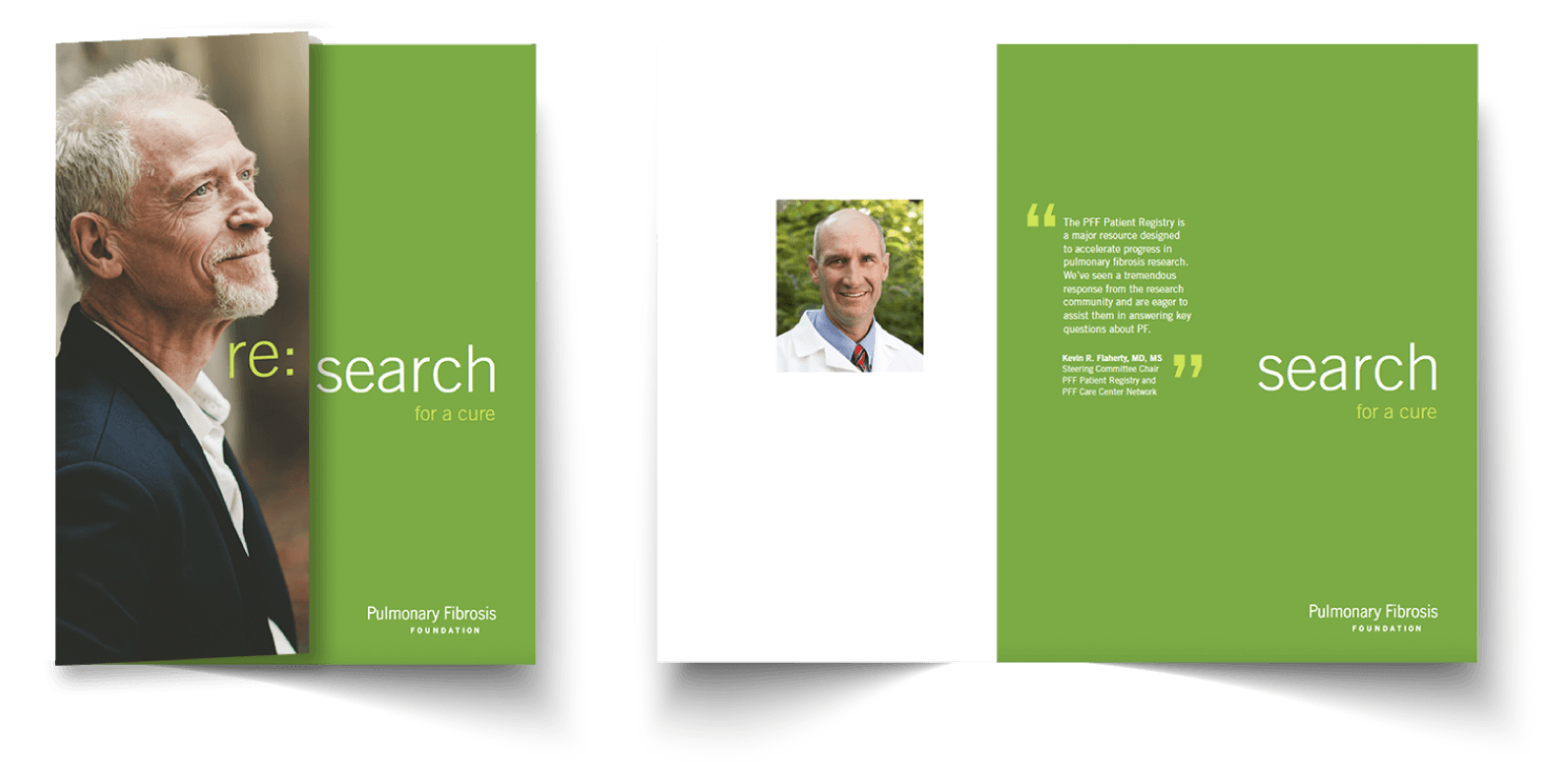 The Pulmonary Fibrosis Foundation report covers